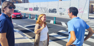 Visita de la diputada Reme Mazzolari en Benifaraig para mejorar la seguridad viaria.