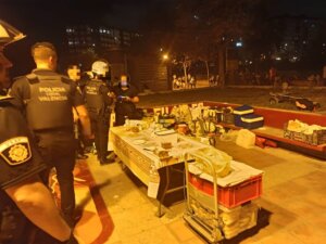 policia local valencia cena ilegal rio