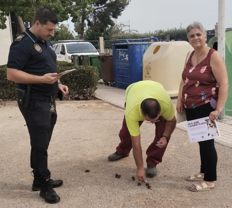 recogida excrementos perros Alfara del Patriarca