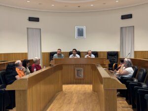 Reunión alcalde con PUC y Multipaterna peatonalización calle Mayor