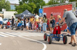 Una de las actividades realizadas con motivo de la Semana de la Movilidad en Paterna el año pasado.