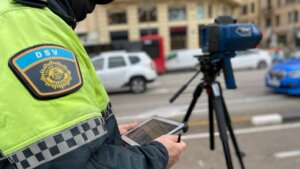 Radar de velocidad en Valencia