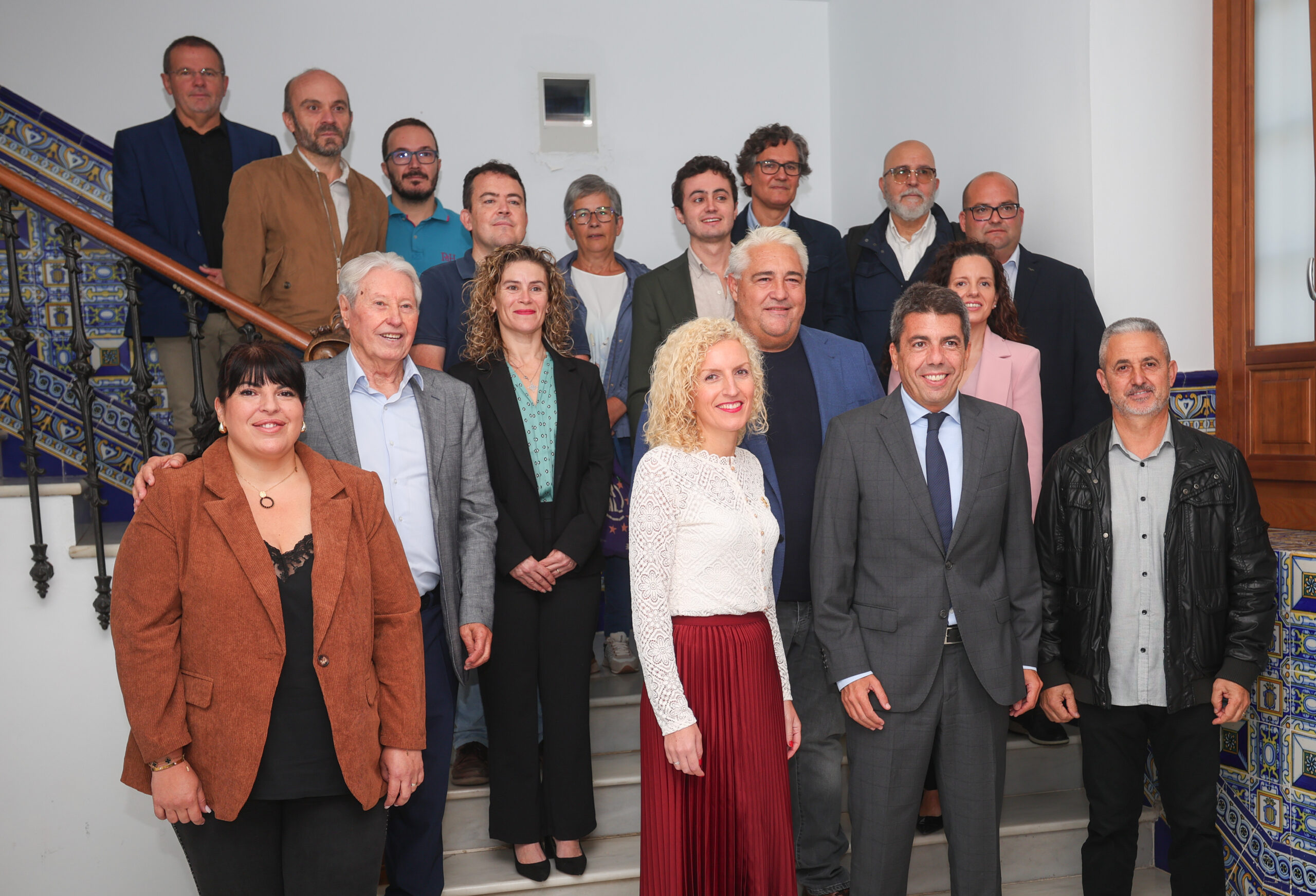 Carlos Mazón visita l’Ajuntament de Meliana