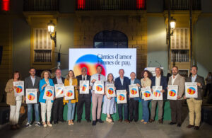 Acto de presentación del lema del 9 de octubre en Valencia