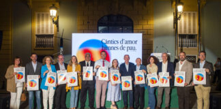 Acto de presentación del lema del 9 de octubre en Valencia