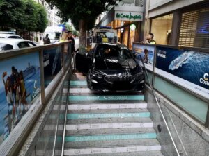 accidente coche metro Valencia