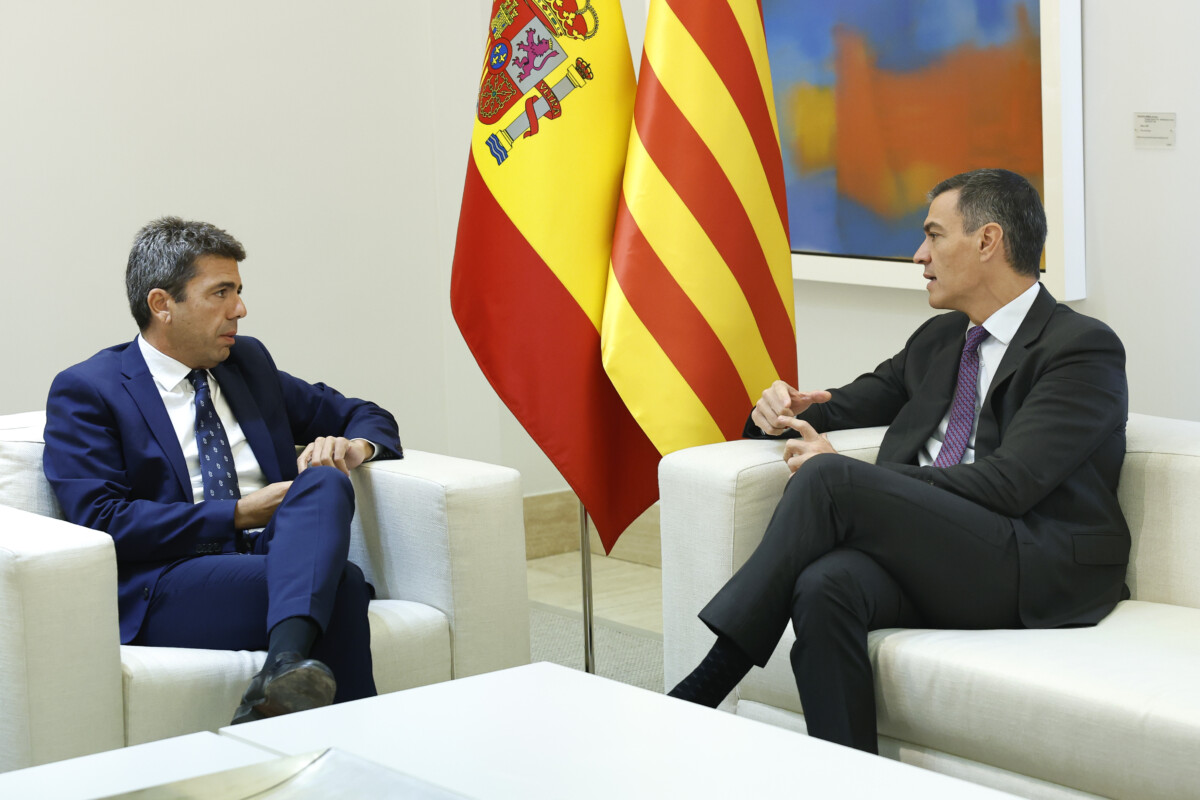 Mazón exige a Sánchez un fondo de nivelación, condonar la deuda y un nuevo sistema