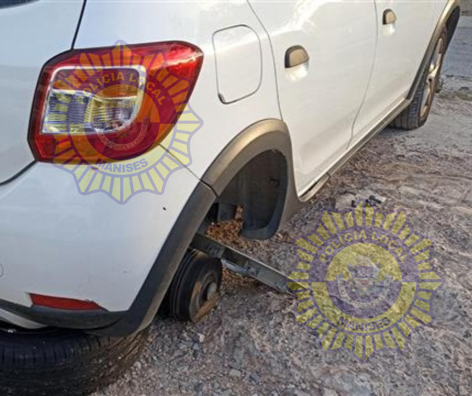 Manises robo neumáticos