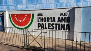 mural Palestina en Rocafort