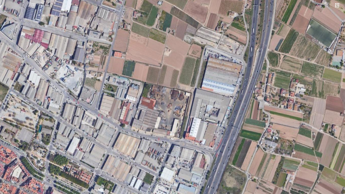 Poligono forn alcedo vista aerea