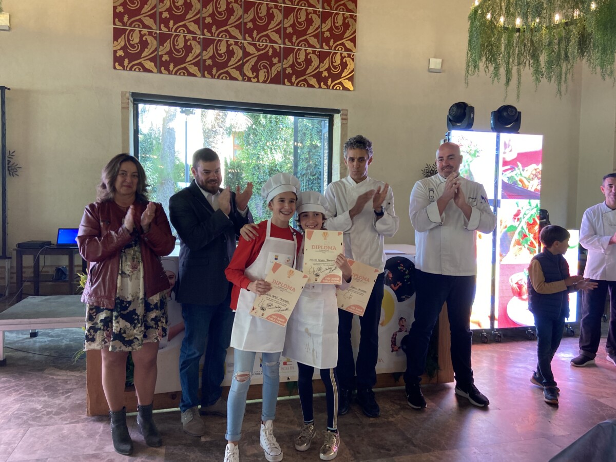 ganadores primera edición del concurso Chef Junior La Pobla de Farnals