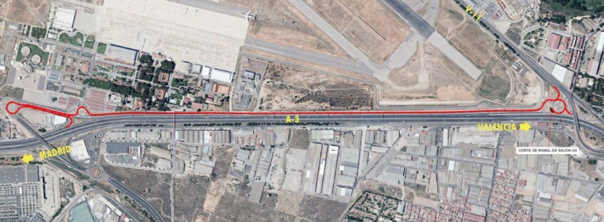 obras autovías V-11 y A-3 em Quart