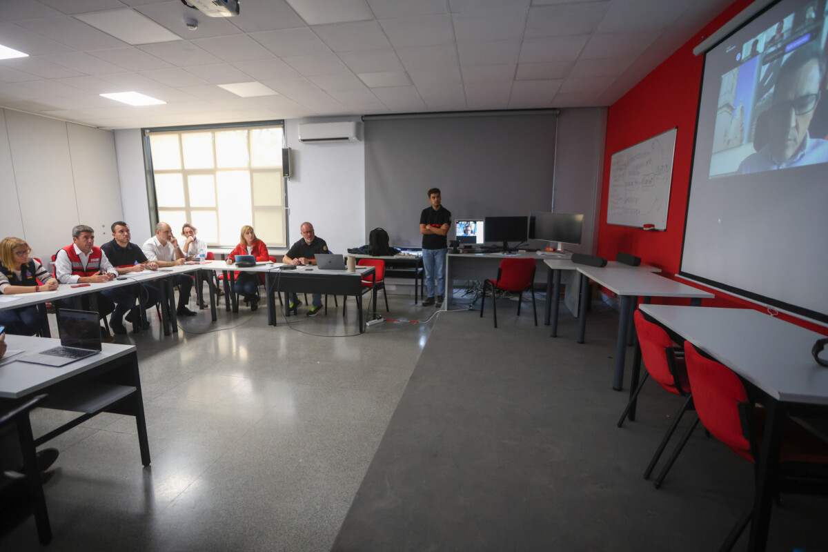 videoconferencia con alcaldes afectado DANA