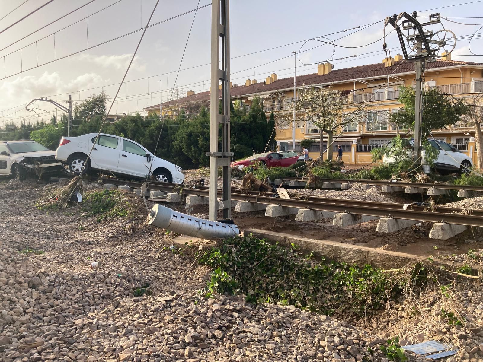 Metrovalencia DANA vías Paiporta