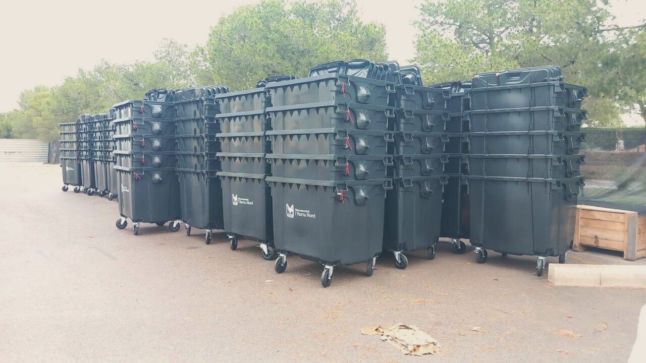 Avanza la modernización del servicio de recolección de residuos en l’Horta Nord con nuevos contenedores