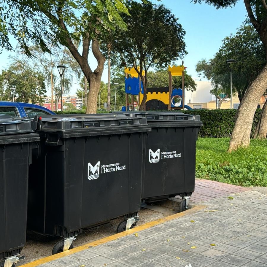 Avanza la modernización del servicio de recolección de residuos en l’Horta Nord  con nuevos contenedores