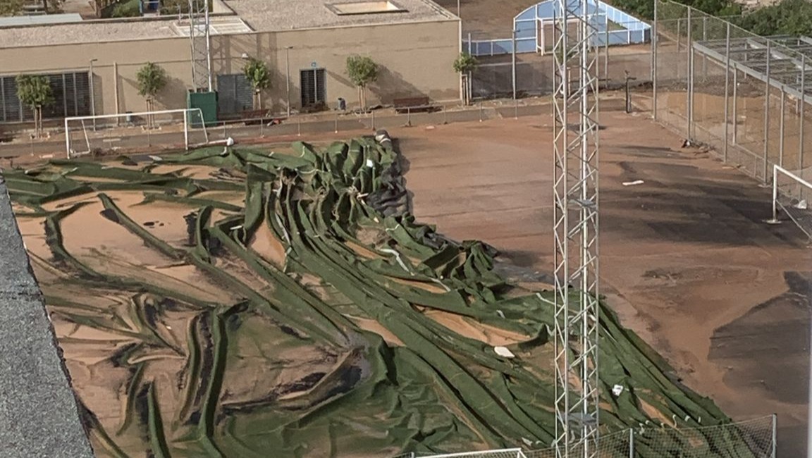 DANA campo futbol UD Aldaia CF