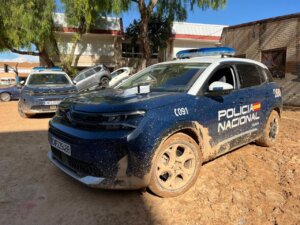 DANA coche Policía Nacional