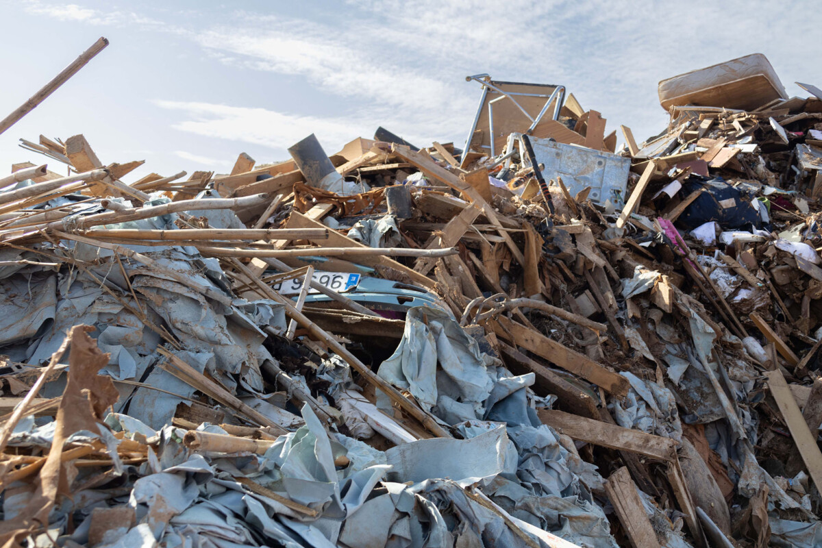 enseres recogidos de los municipios valencianos afectados por la DANA
