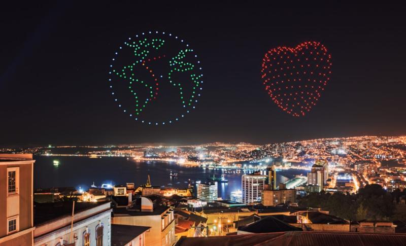 espectáculos drones