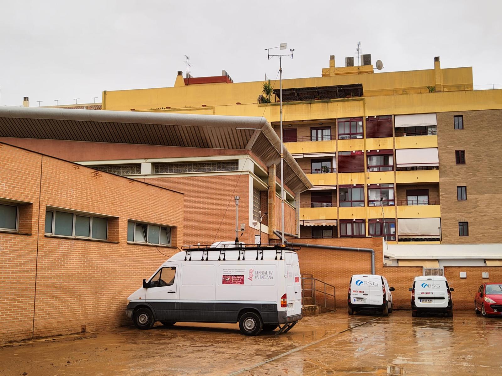 Estación móvil para medir la calidad del aire en un entorno urbano
