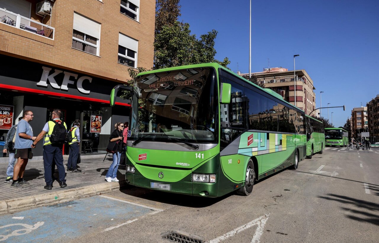 bus lanzadera Metrovalencia DANA