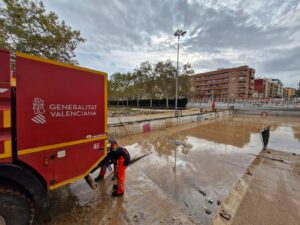 Operativo de limpieza tras lluvias intensas en Aldaia