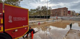 Operativo de limpieza tras lluvias intensas en Aldaia