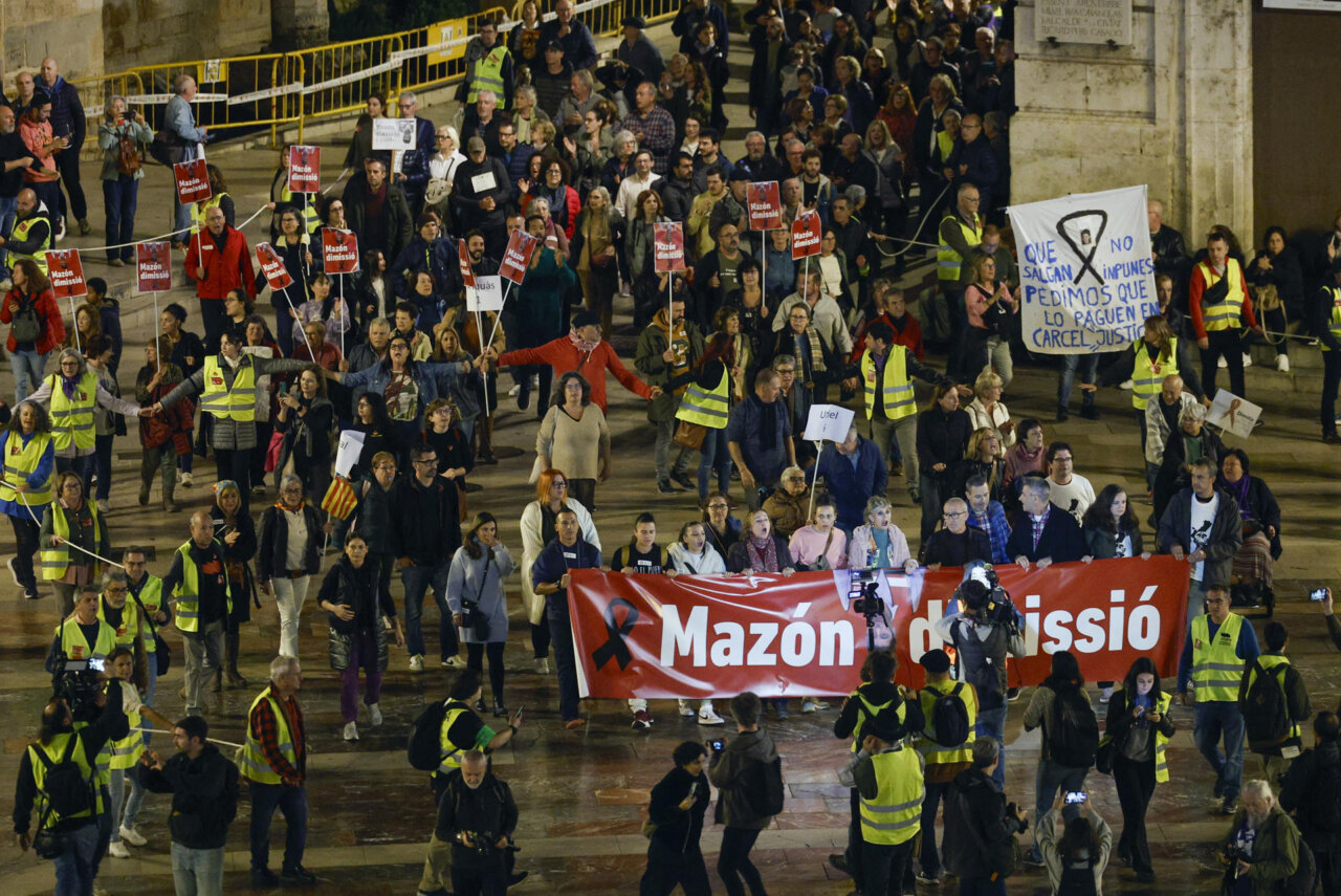 manifestacion DANA Valencia