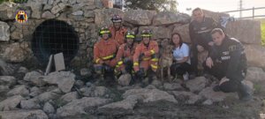 rescate perro quart poblet
