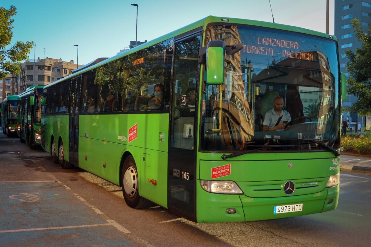 25 autobuses de Madrid conectan Torrent con el centro de Valencia desde este lunes