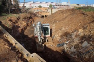 Torrent repara los daños en la CV-411 y el drenaje del barranco de la Canyada de Pequé