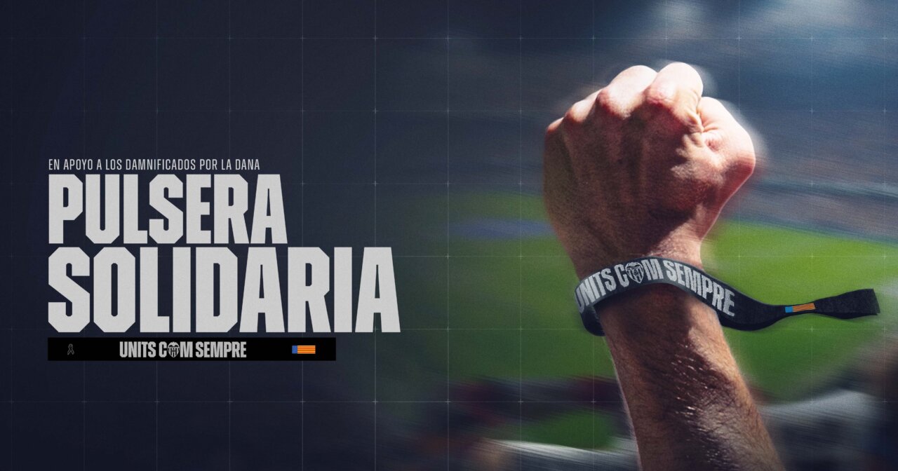 pulsera solidaria DANA Valencia CF