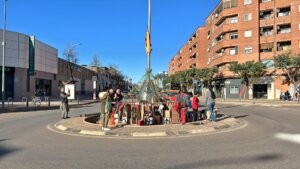 DANA Aldaia arbol de Navidad