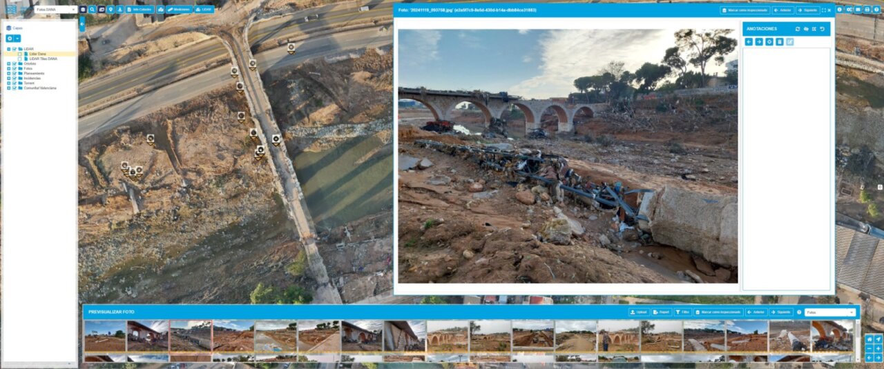 DANA herramienta geolocalización