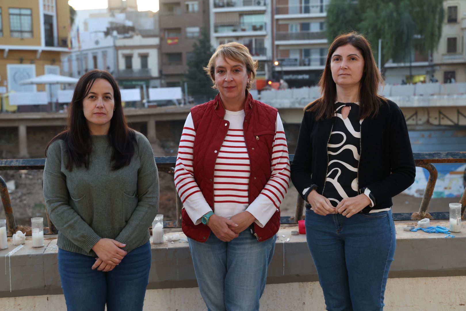Alcaldesses de Catarroja, Paiporta y Benetússer en un evento público