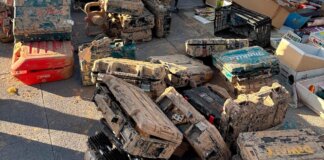 La Policía Local decomisa en el rastro de València herramientas robadas en empresas afectadas por la dana