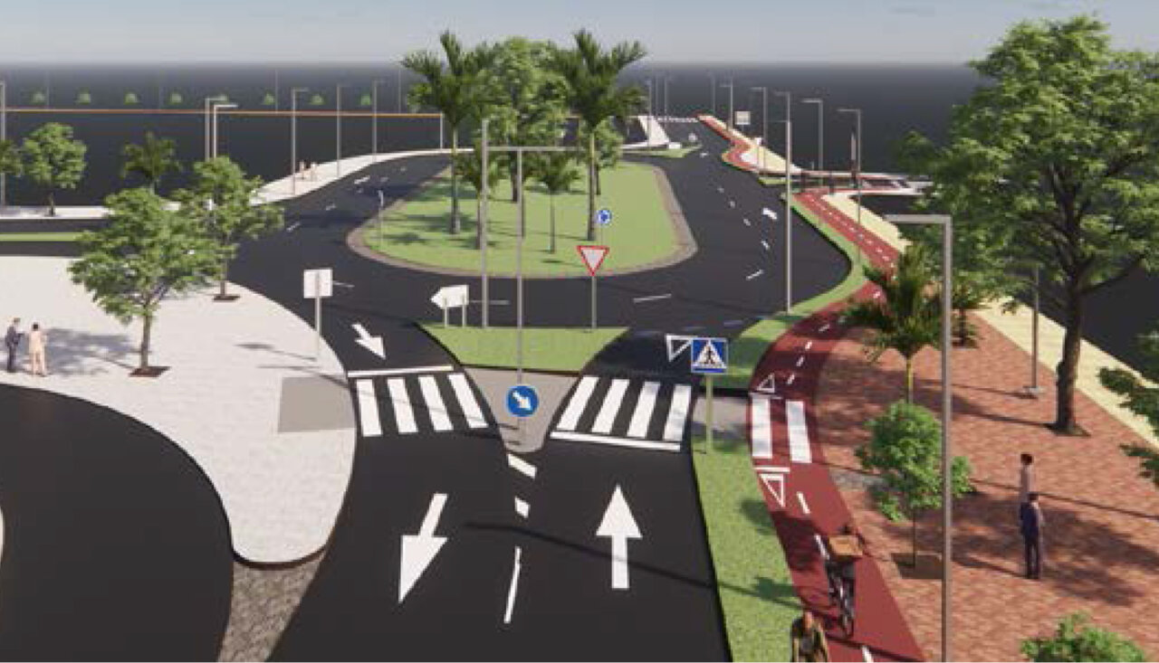 obres accés nord a Albalat dels Sorells