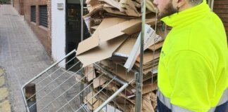 recogida cartón Burjassot