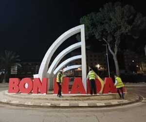 rotonda zona cero DANA bon nadal