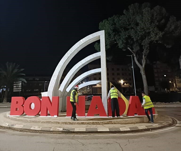 rotonda zona cero DANA bon nadal