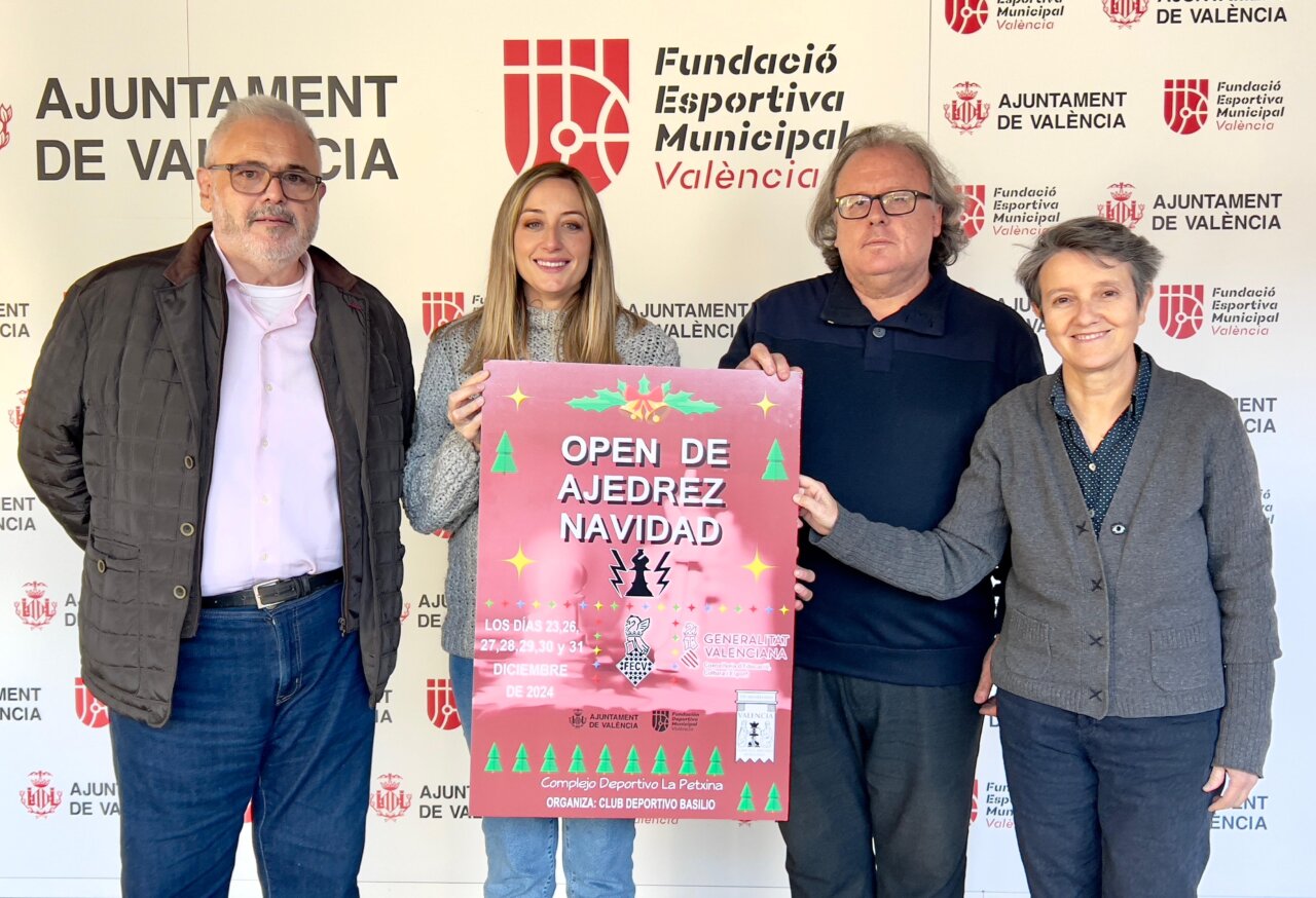 presentacion del V Open Internacional de Ajedrez de Navidad