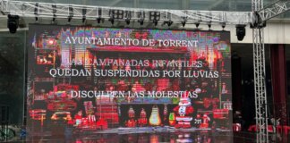 Torrent campanadas infantiles 2024 suspendidas por la lluvia