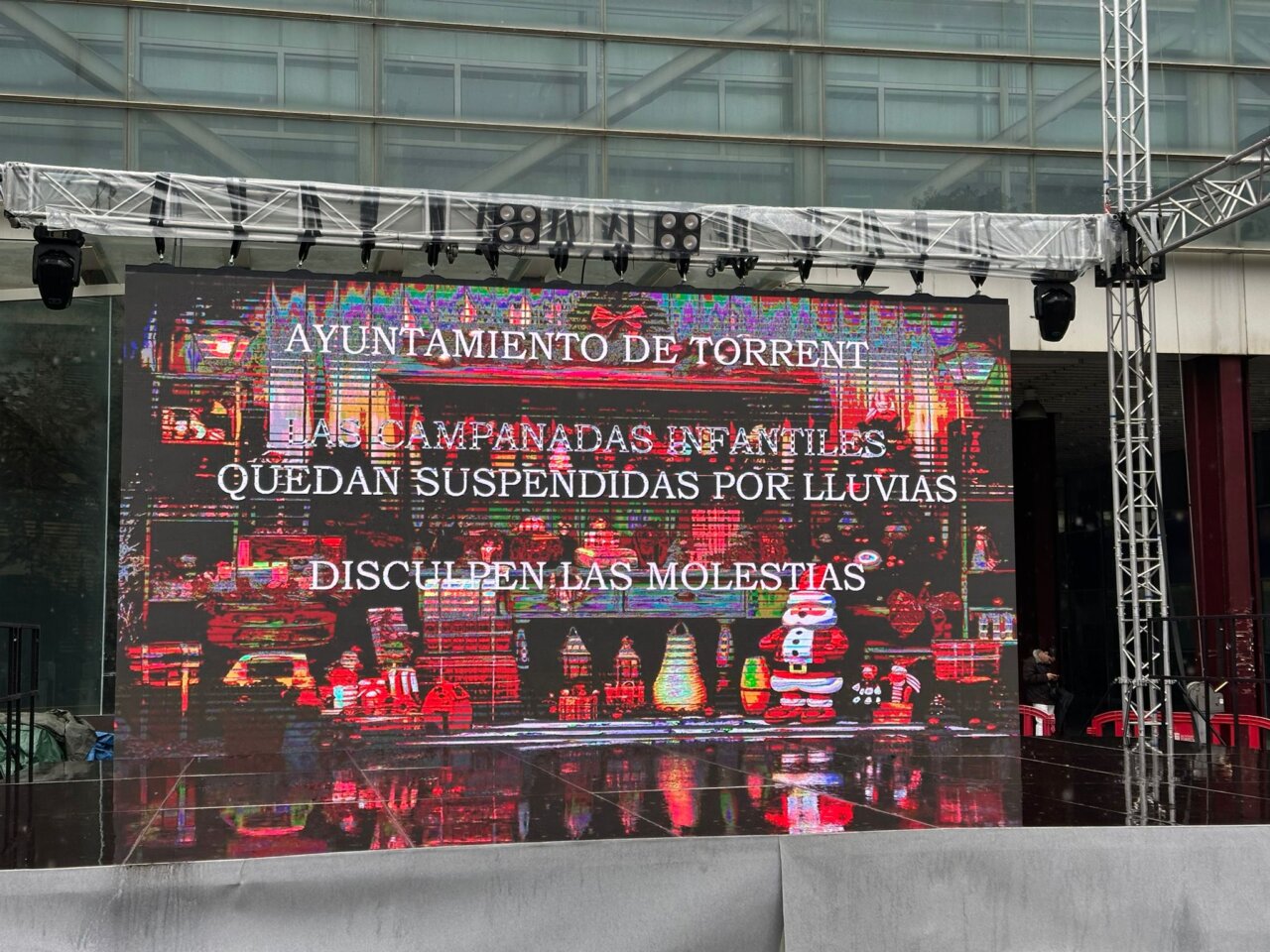 Torrent campanadas infantiles 2024 suspendidas por la lluvia