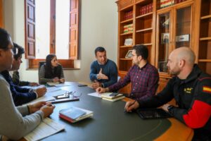 Reunión entre el presidente de la Diputación y la alcaldesa de Catarroja