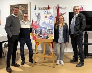 Presentación del cartel de la Fira de Sant Sebastià en Silla