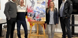 Presentación del cartel de la Fira de Sant Sebastià en Silla