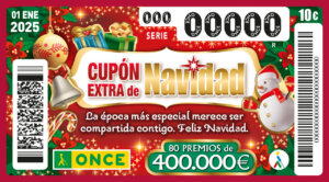 Cupón ONCE Extra de Navidad