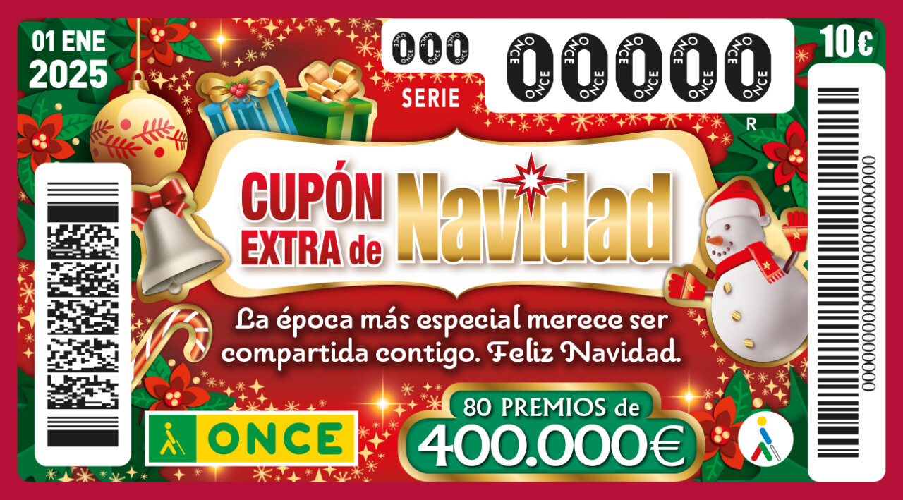 Cupón ONCE Extra de Navidad