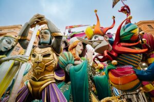 Monumentos falleros en las Fallas de Valencia 2025